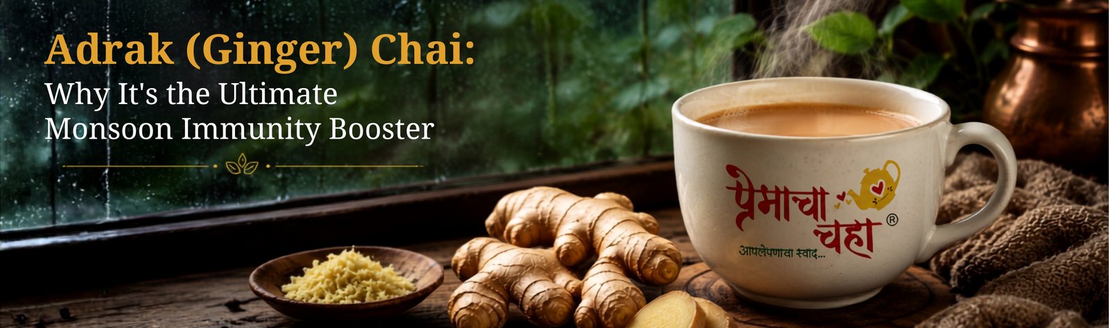 Adrak ginger chai benefits for monsoon